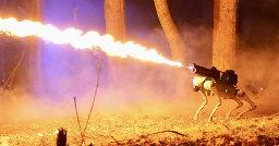 You Can Order Robot Dog With Flamethrower