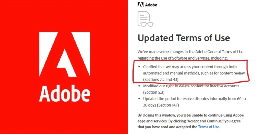 People Aren't Happy With Adobe's Spyware-Like Terms of Service Update